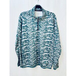 Zelos Men's Casual Medium 1/4 Zip Pullover Activewear Tops Long Sleeve Shirt